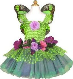Fairy Blooms Deluxe Dress and Wings Green 3/4