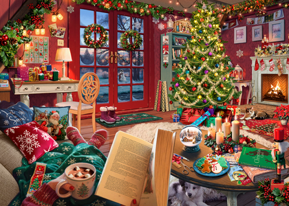 Cozy Christmas Retreat Puzzle – 500 Pieces
