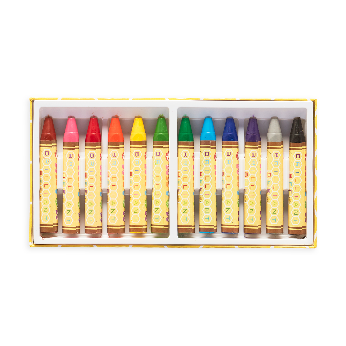 Brilliant Bee Crayons 12Ct