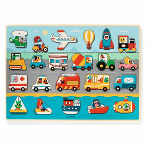Wooden Puzzles Puzzlo Vroom