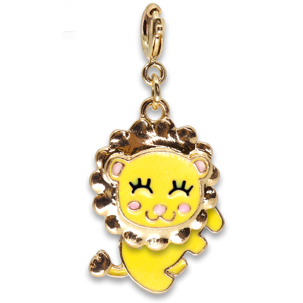 Charm - Gold Swivel Lion