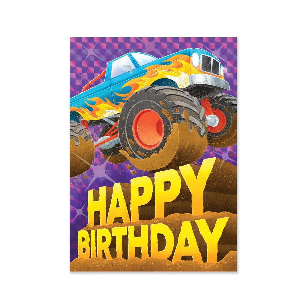 Big Wheel Truck Card