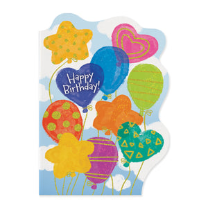 Glitter Balloon Bouquet Card