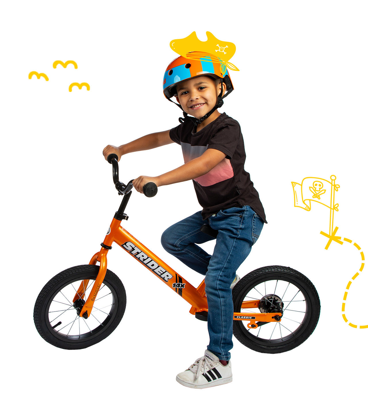 Strider 14x Tangerine Orange Convertible Bike