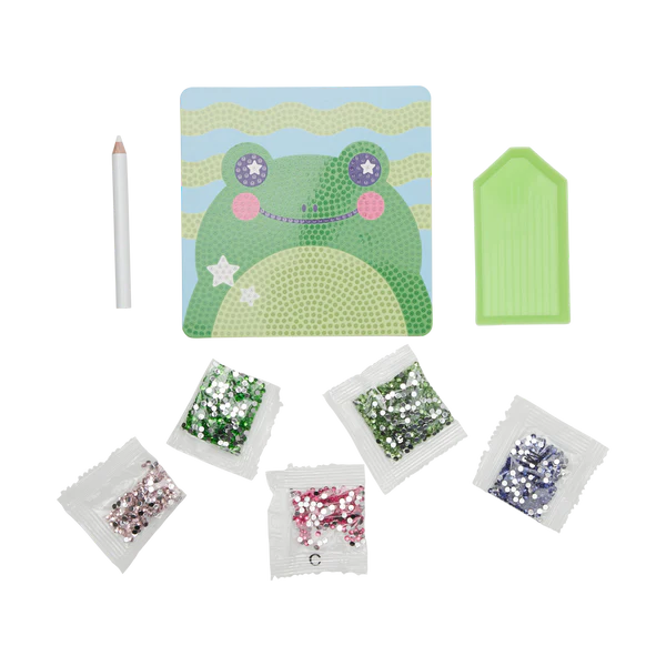 Mini Gem Art Kit - Funny Frog