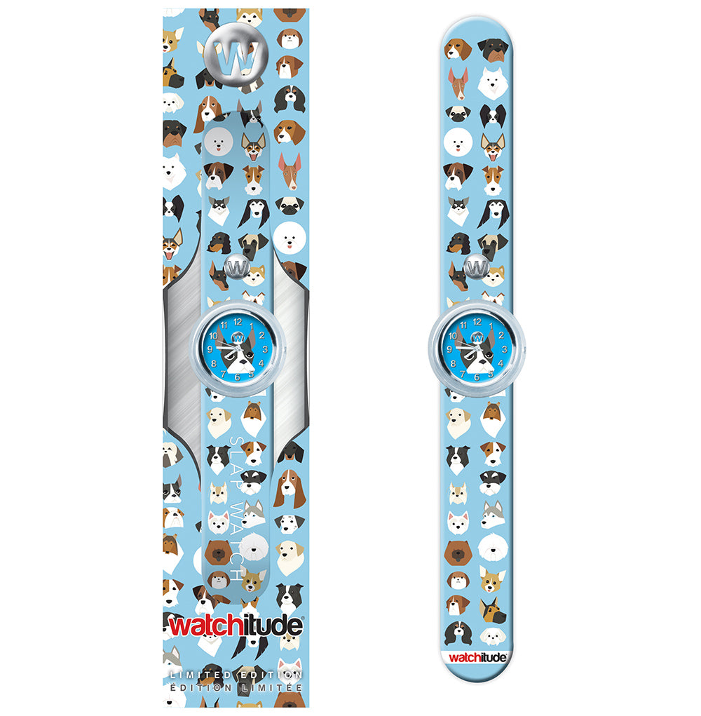 Watchitude Slap Watch - Dog Emoji