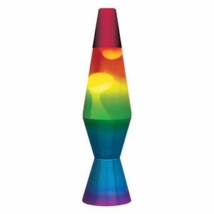 Lava Lamp 11.5” - Rainbow