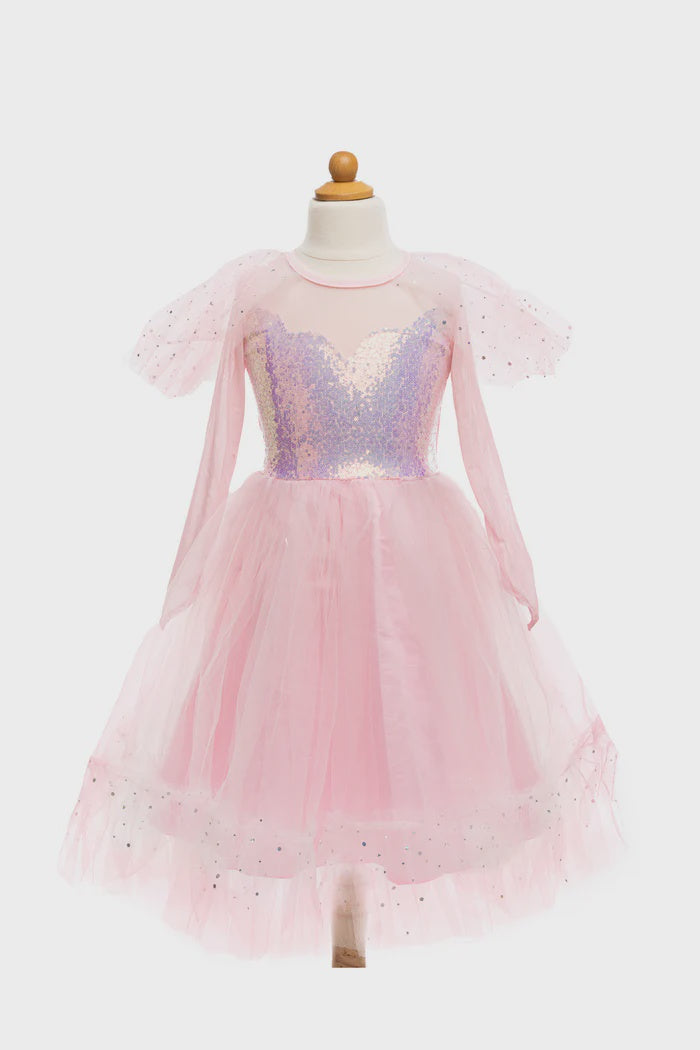 Elegant In Pink Dress, Size 7-8