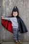 Reversible Spider/Bat Toddler Cape 2/3