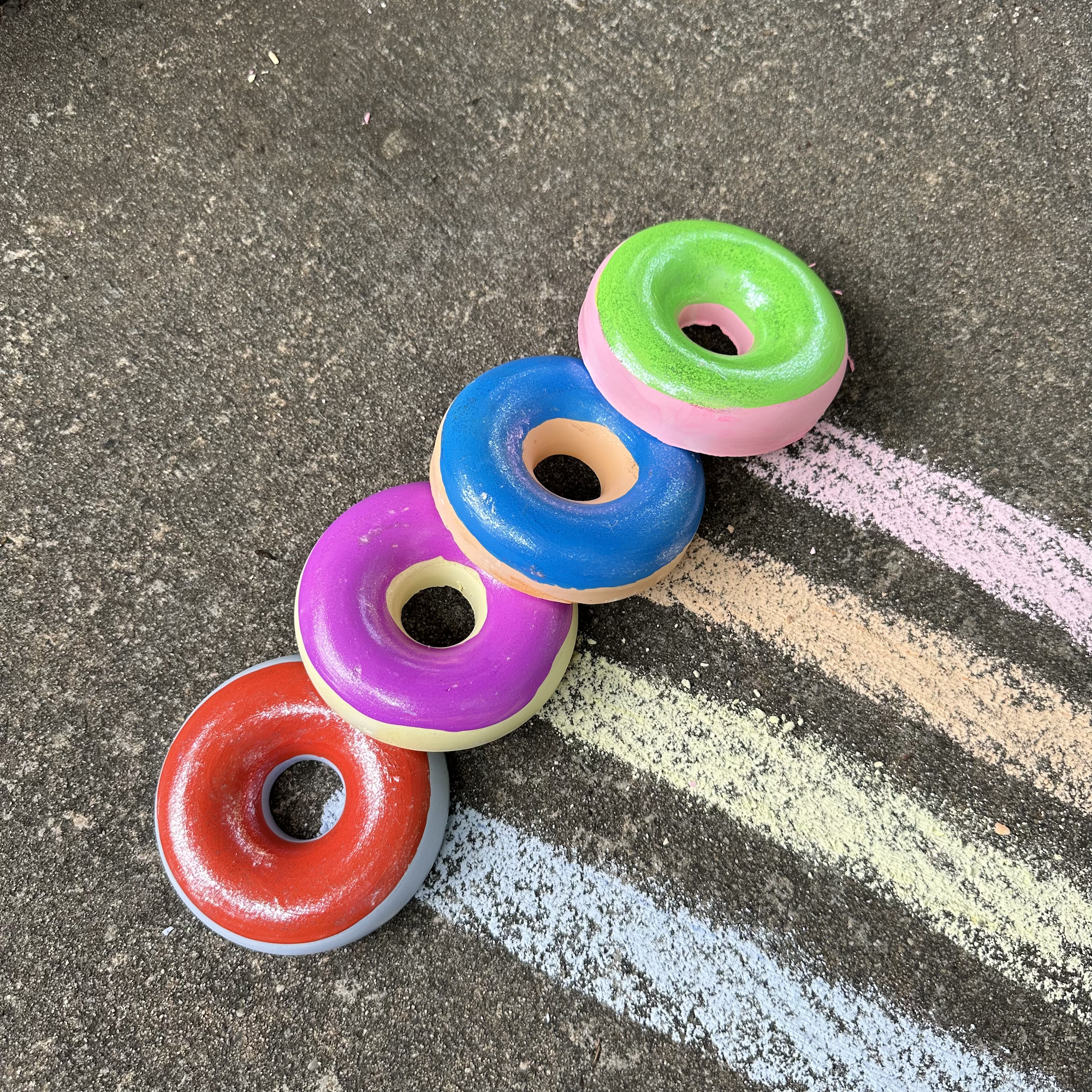 Donut Sidewalk Chalk