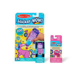Sticker Wow! Purple Unicorn