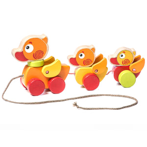 Cubika Wooden Walk-A-long Traveling Ducks - Default