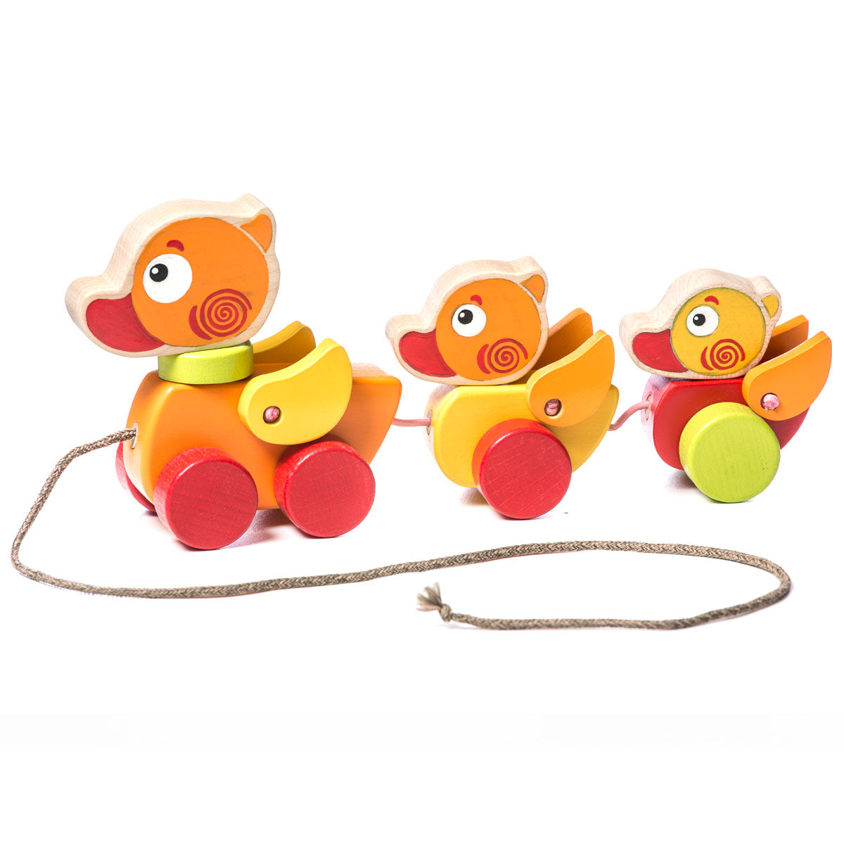 Cubika Wooden Walk-A-long Traveling Ducks - Default