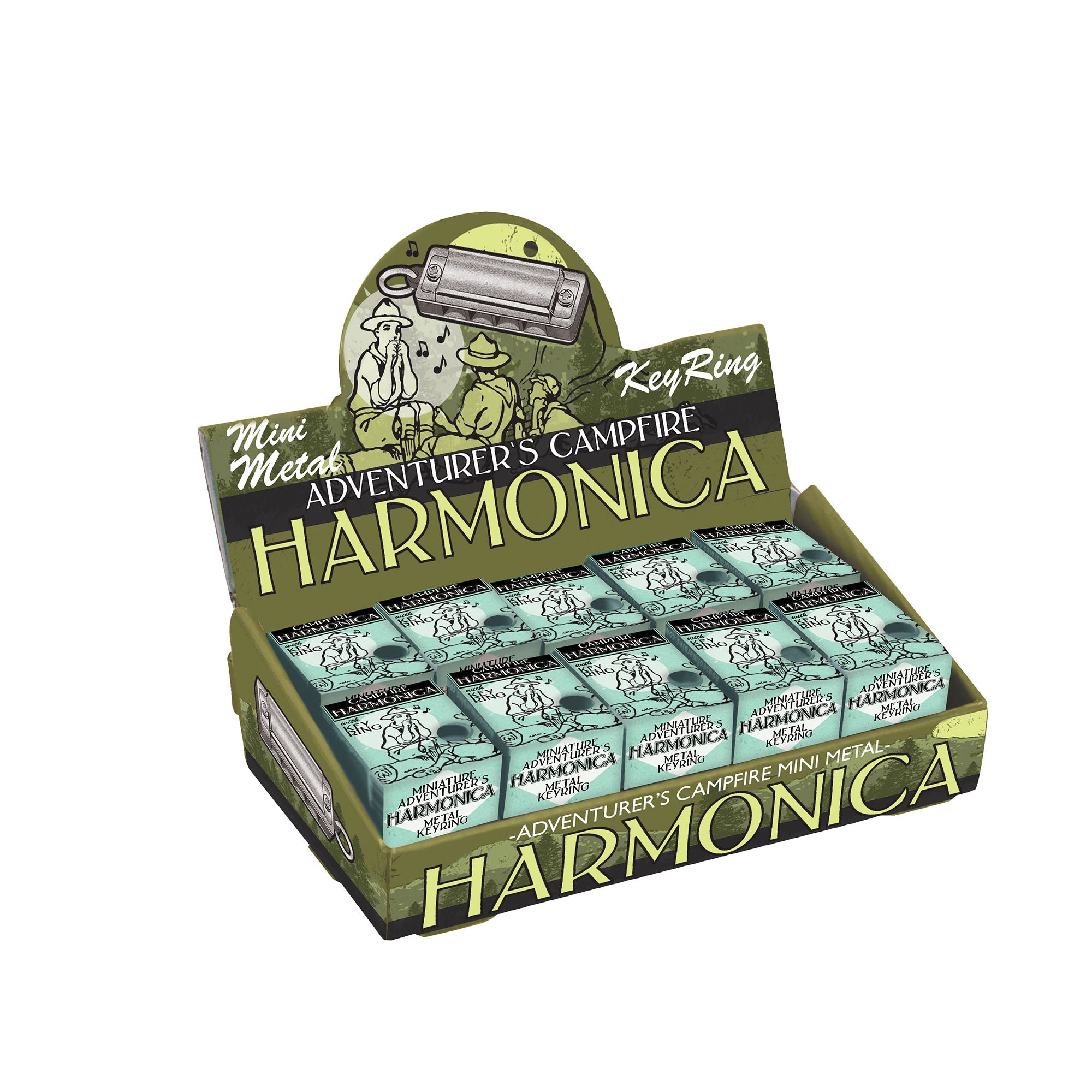 Mini Harmonica Keyrings