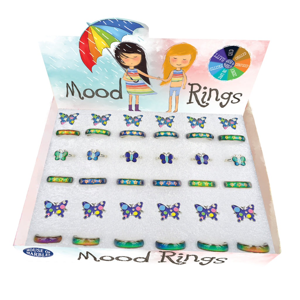 Butterflies & Bands Mood Ring