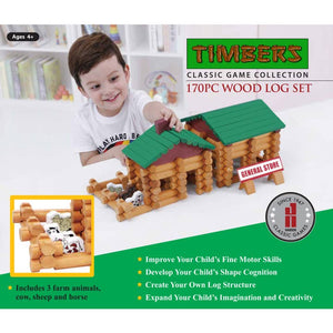 Timbers 170 pc Builder Logs
