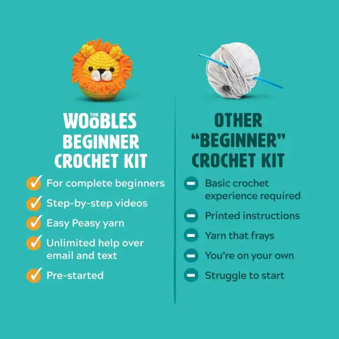Fred the Dinosaur Green Beginner Crochet Kit