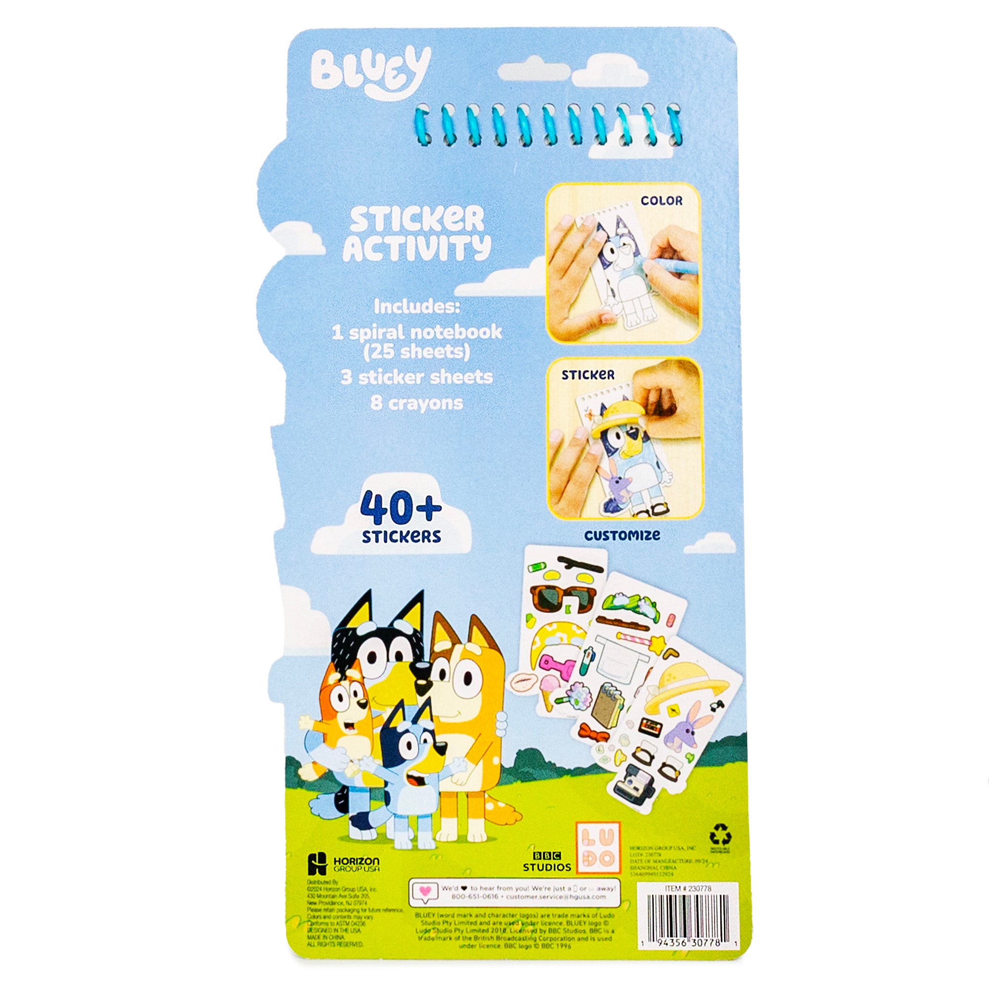 Bluey Sticker Activity Pad