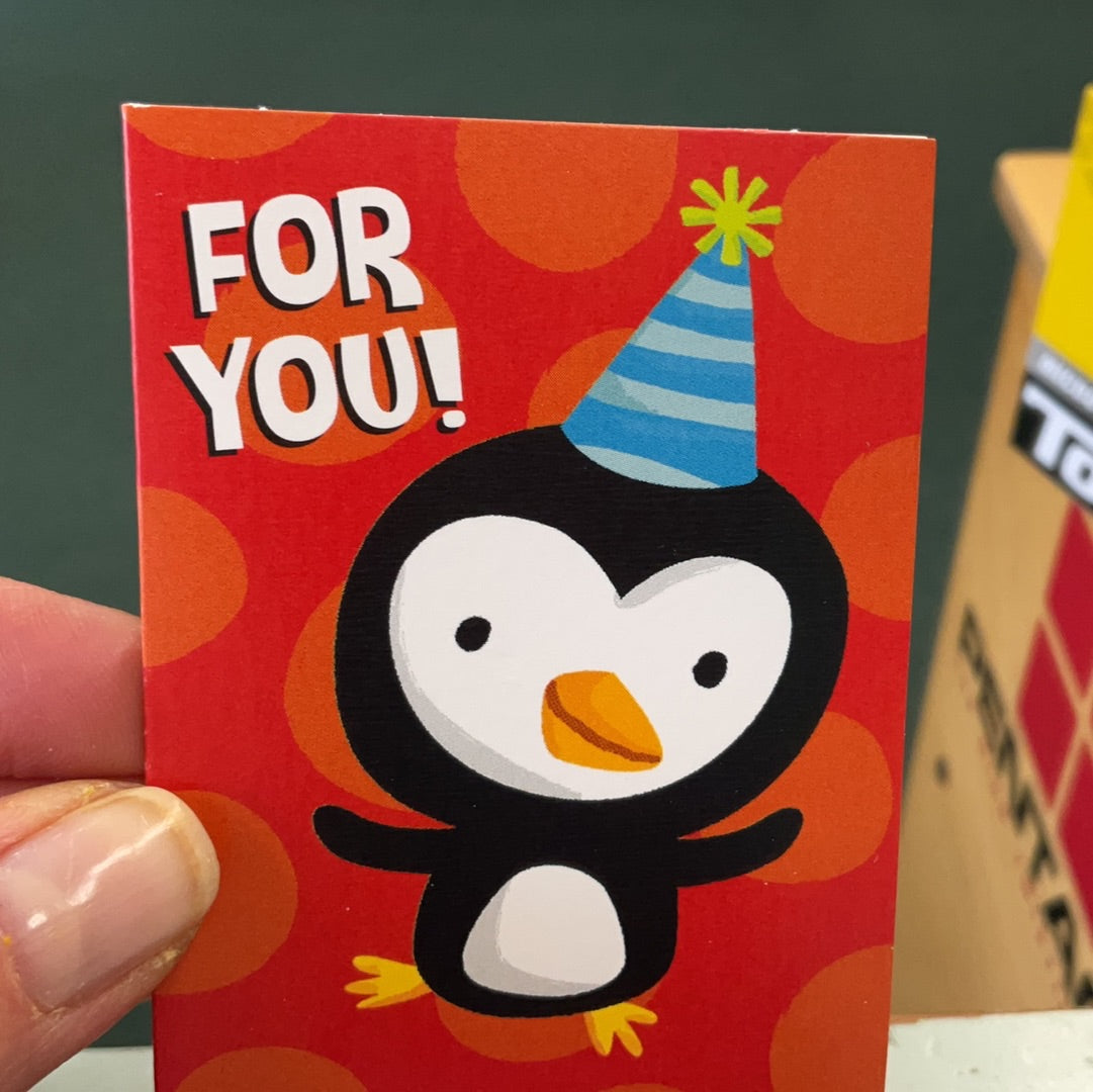 For You Penguin Gift Enclosure