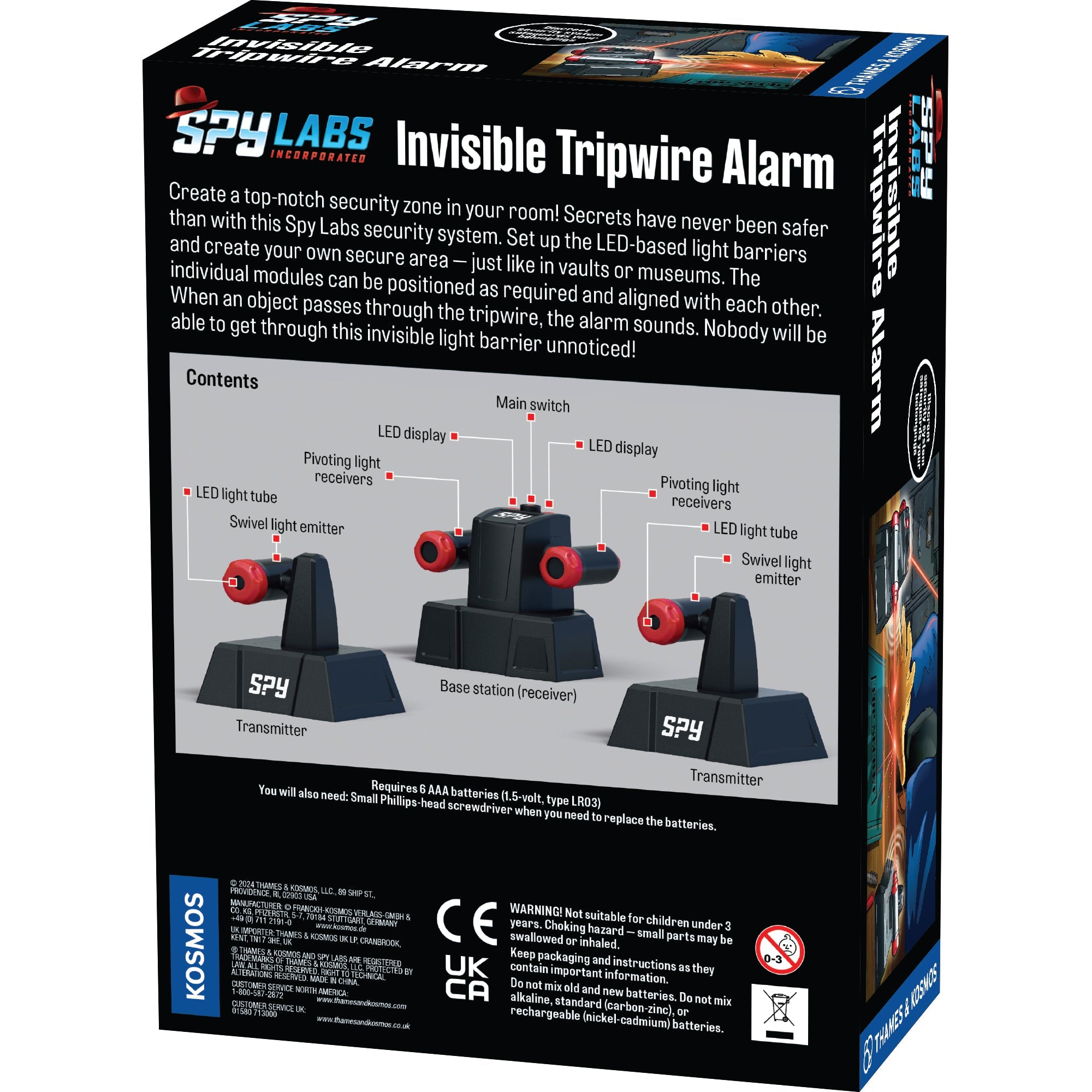 Spy Labs:  Invisible Tripwire Alarm