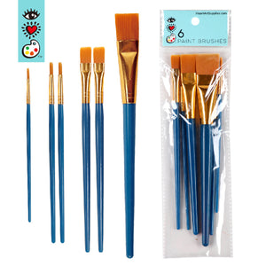 Paint Brushes - 6