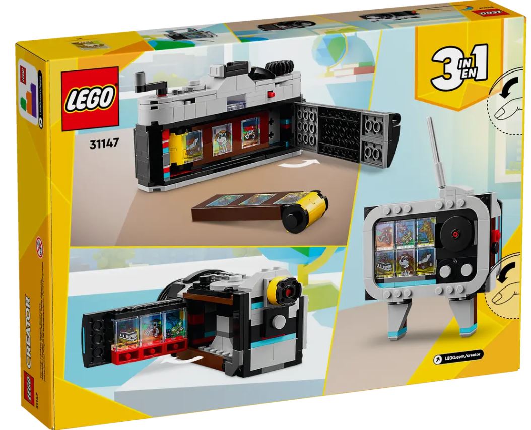 Lego Creator 3 In 1 Retro Camera Toy 31147