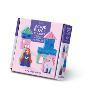 Build & Play Mini Wood Blocks/Princess Palacess