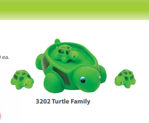 Turtle Family Bath Set
