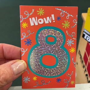Age 8 Enclosure Card