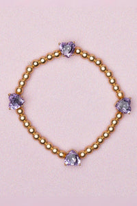 Amethyst Love Bracelet