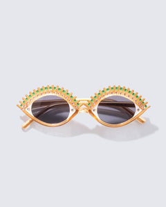 Gold UV-Protected Kids Sunglasses