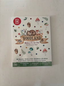 Woodland Multi-media Art Pad