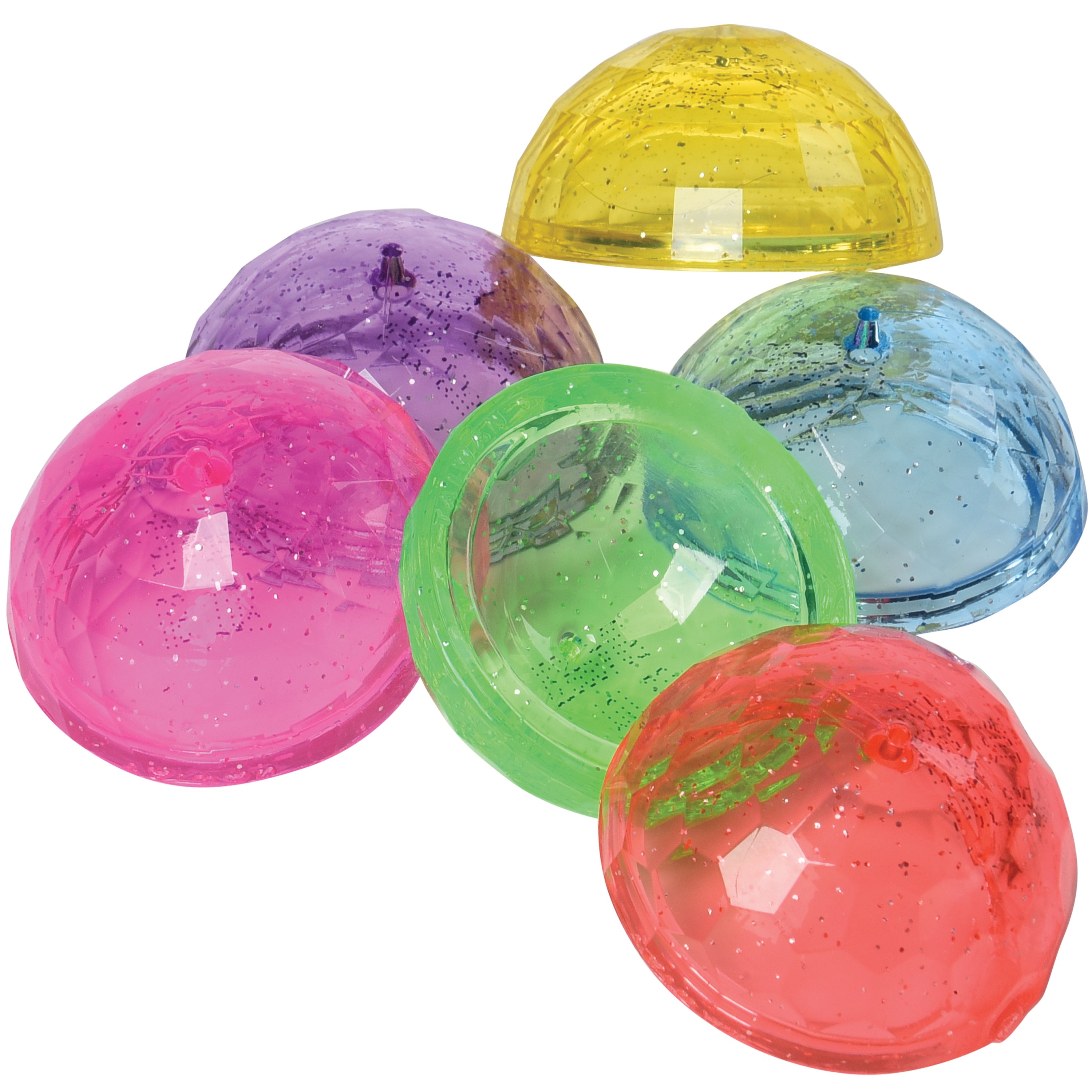 45mm Transparent Glitter Poppers