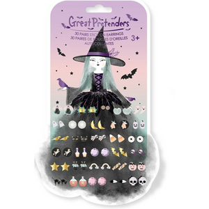 Raven Witch Sticker Earrings