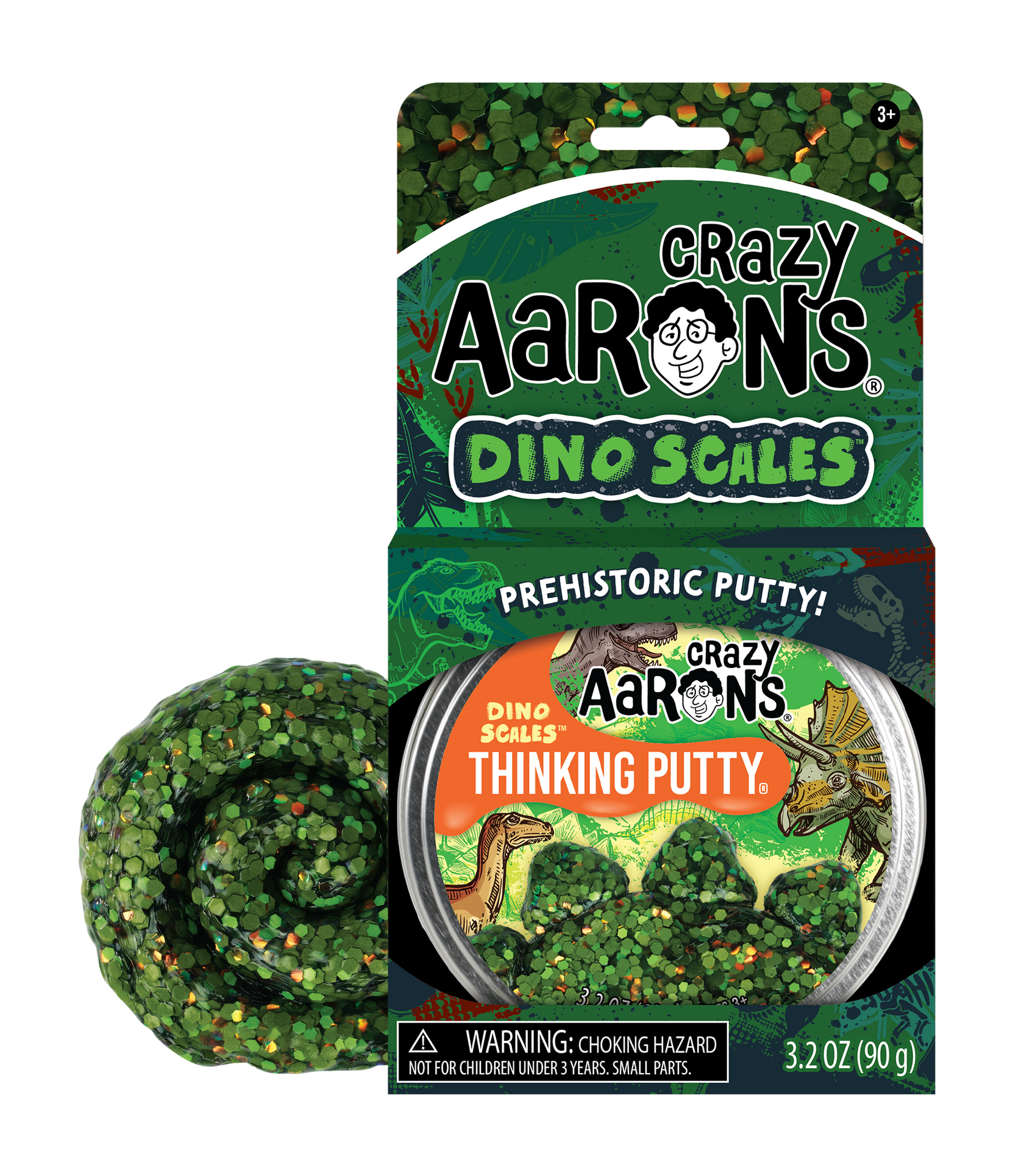 4" Thinking Putty - Dino Scales