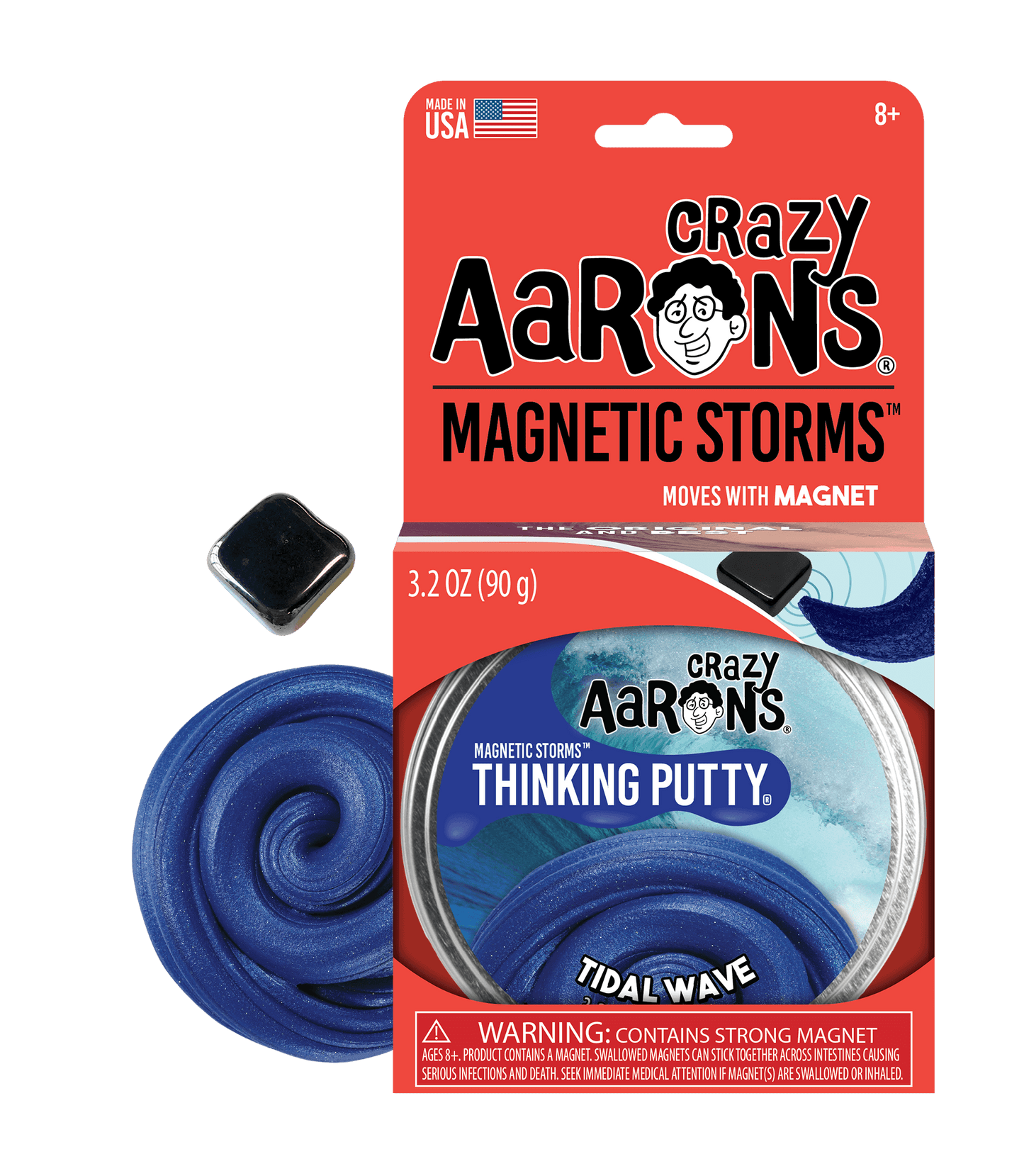 4" Thinking Putty - Tidal Wave, Magnetic Storms