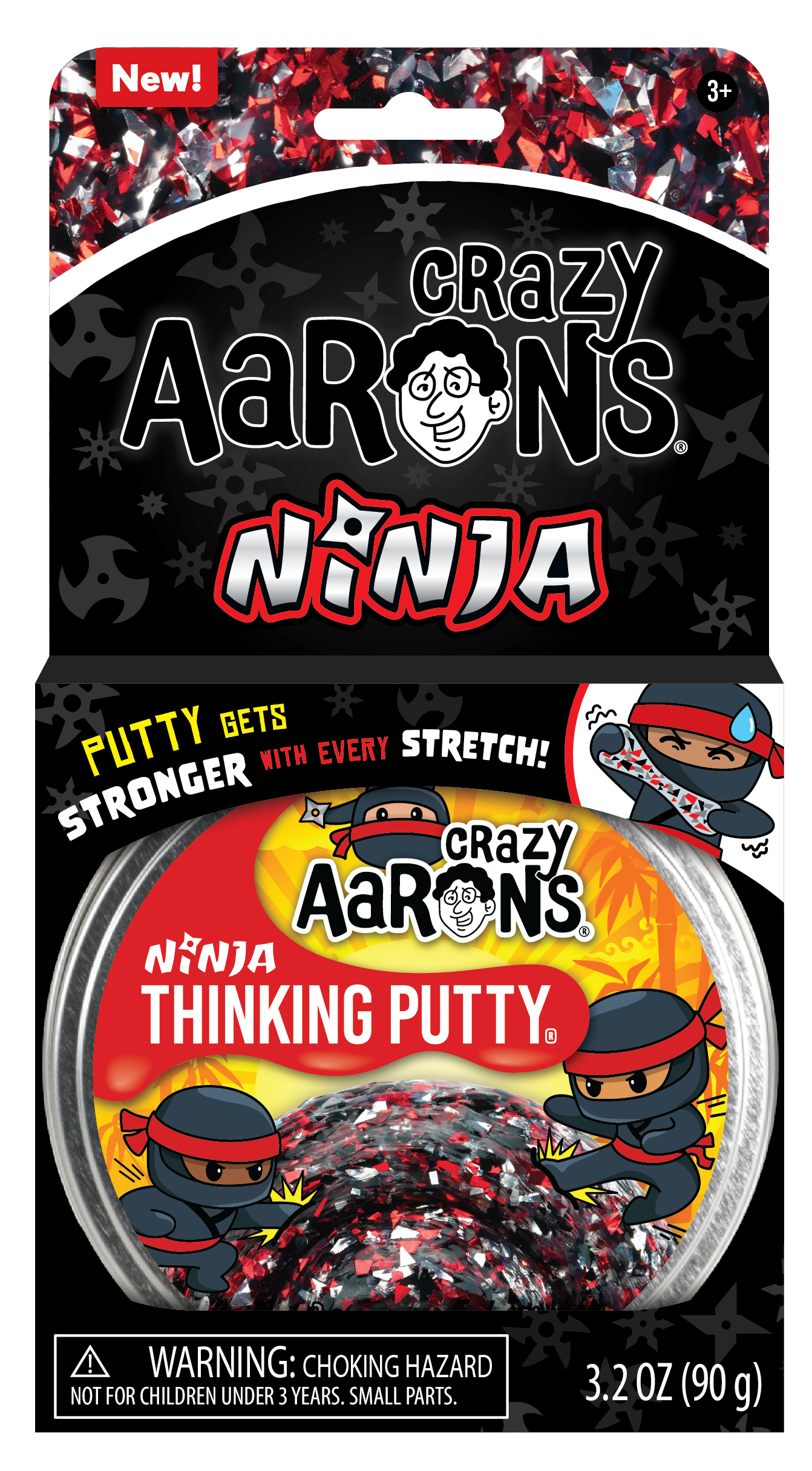 4" Thinking Putty - Ninja