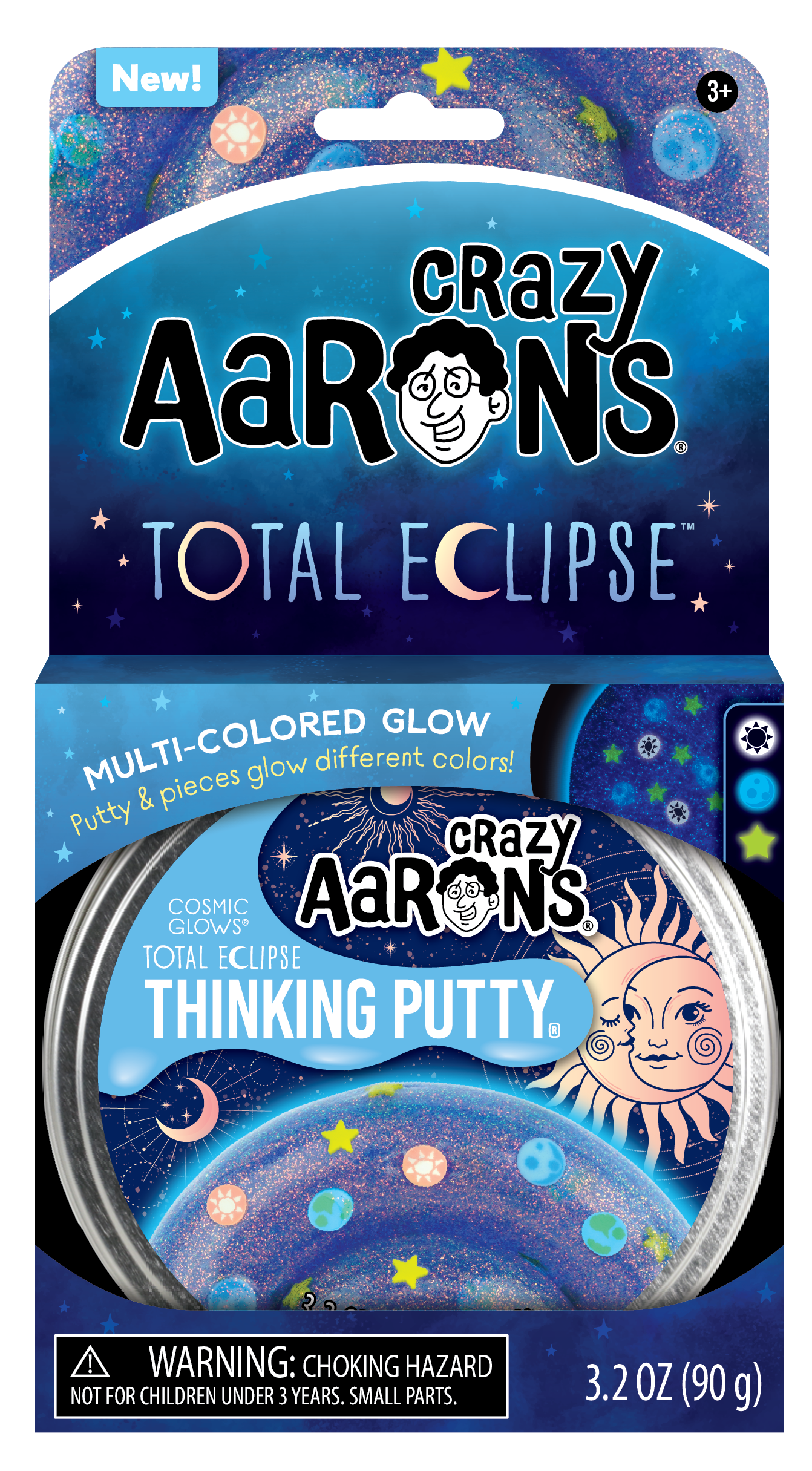 4" Thinking Putty - Total Eclipse