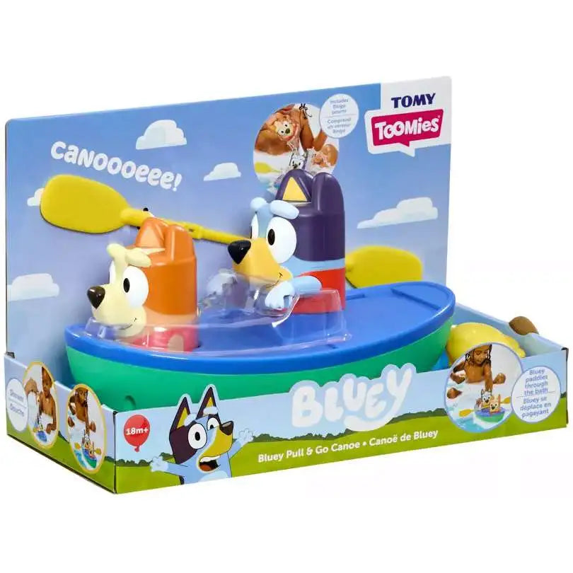 Bluey Paddling Canoe