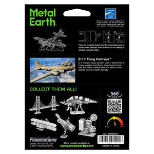 Metal Earth B-17 Flying Fortress Boeing Plane