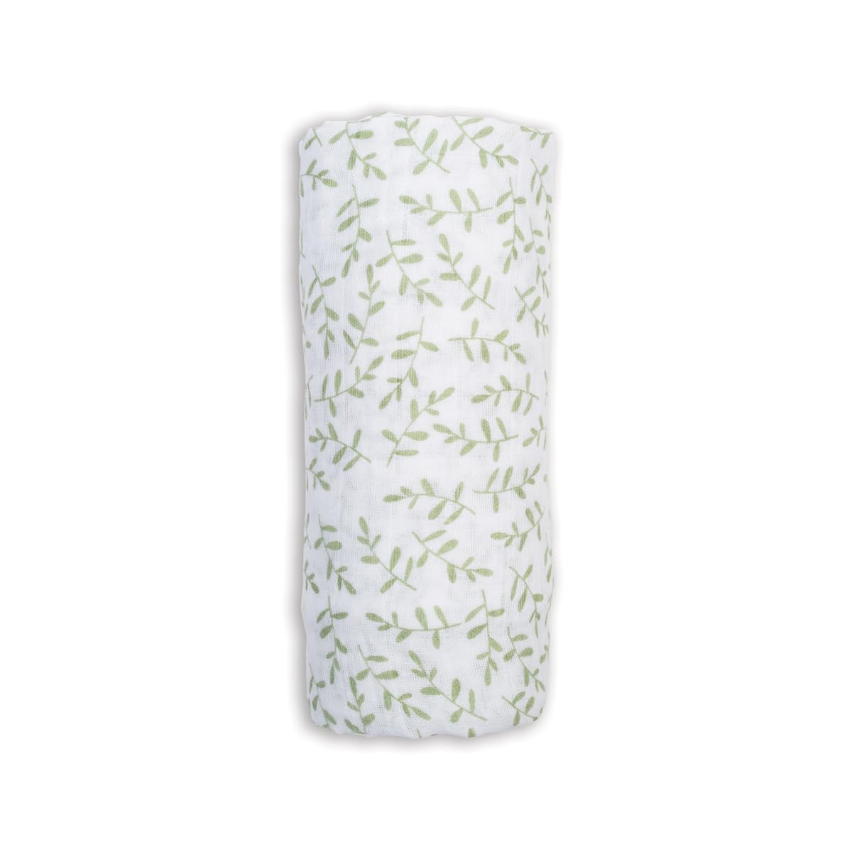 Greenery Large Cotton Muslin Swaddle