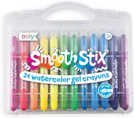 smooth stix watercolor gel crayons 24