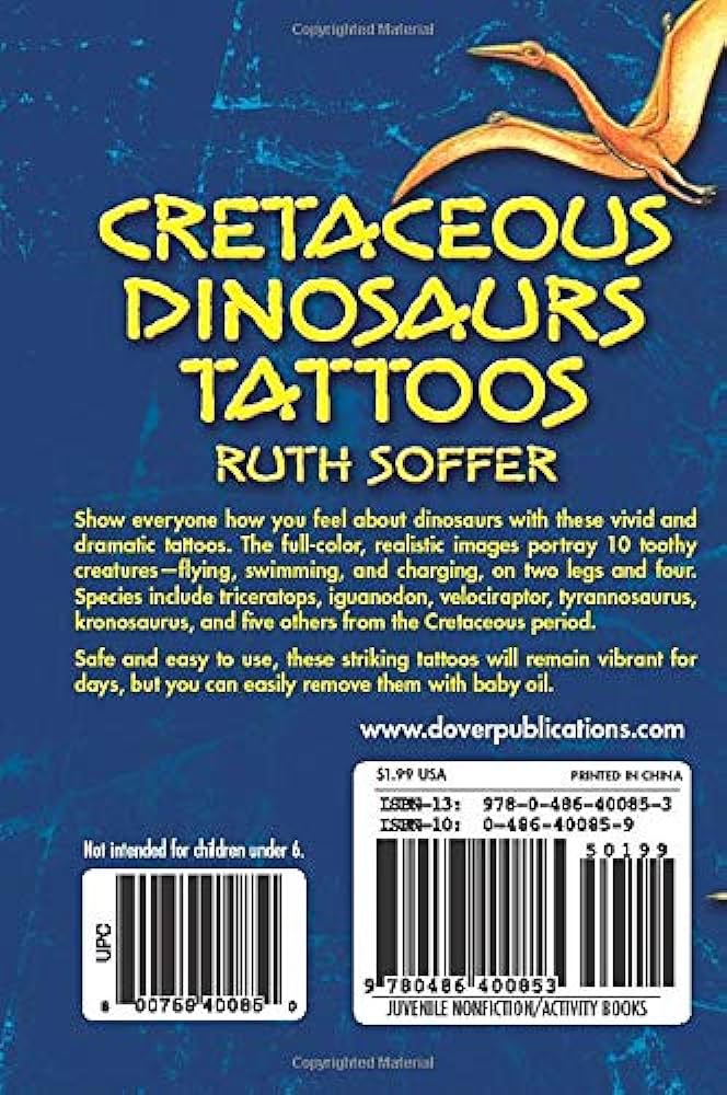 Tattoos - Cretaceous Dinosaurs