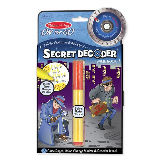 Secret Decoder Game Book - On the Go Travel
