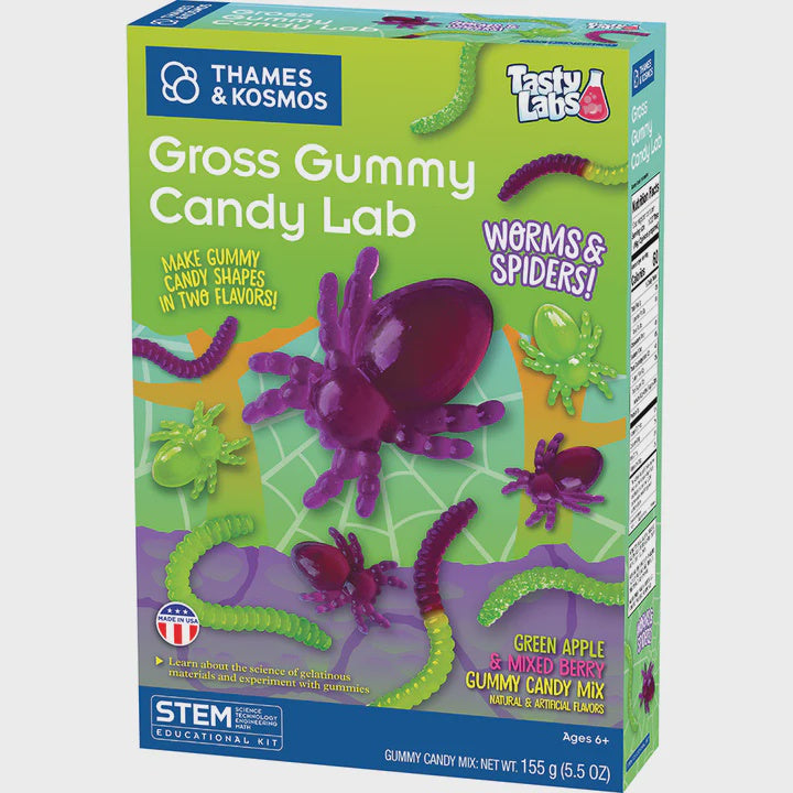 Gross Gummy Candy Lab: Worms and Spiders