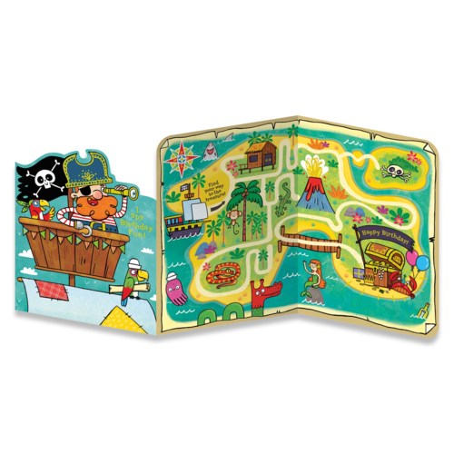 Tri-Fold Pirate Card