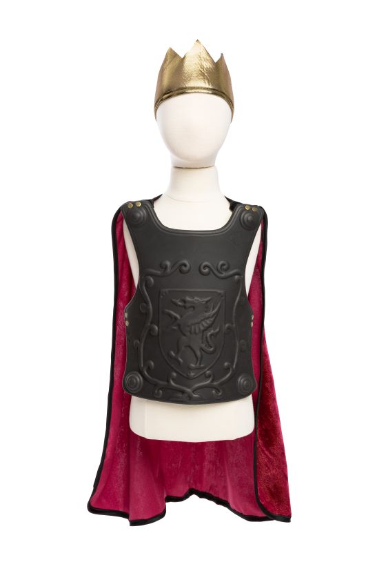 Legendary Knight Cape, Chest Plate & Crown Set