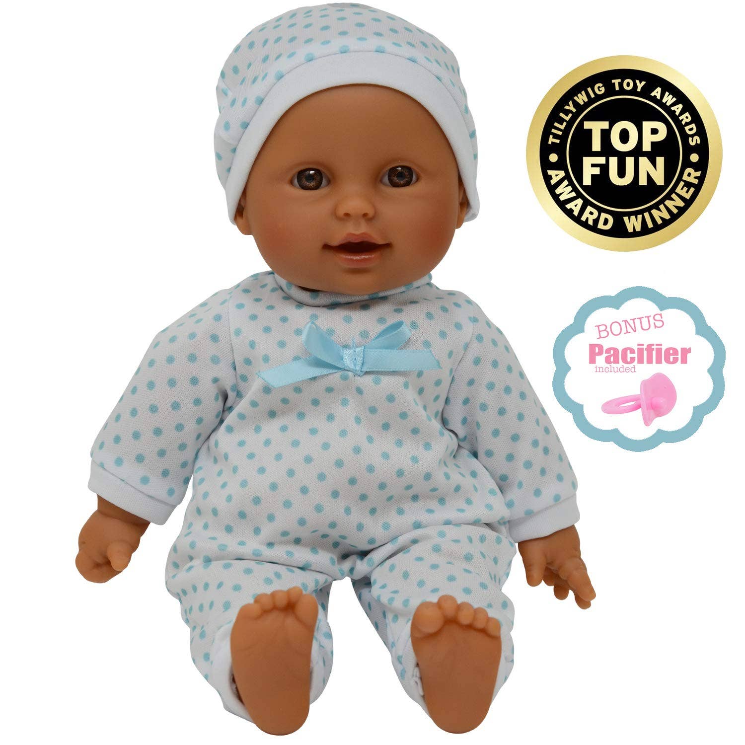 Doll Polka Dots and Pacifier