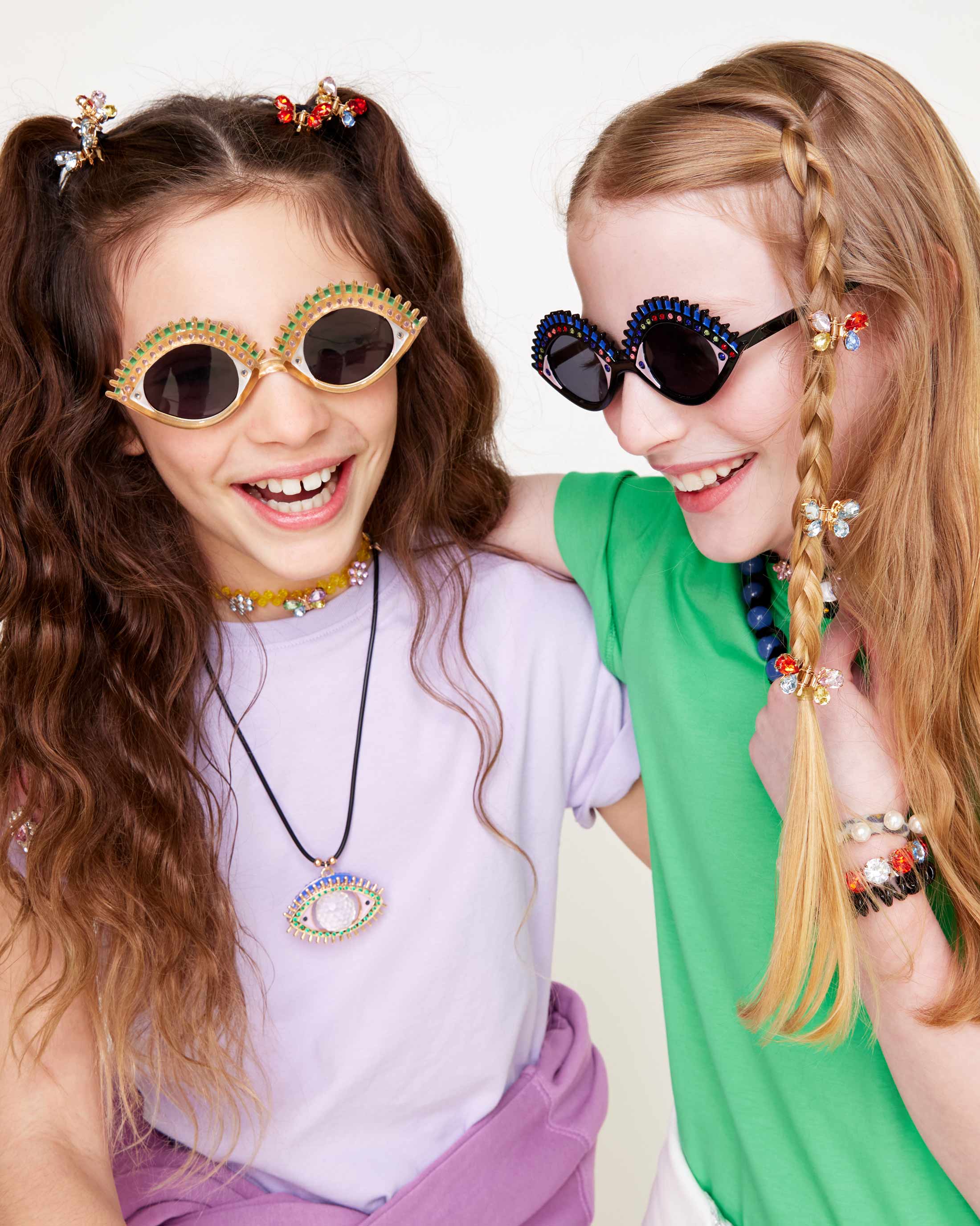 Gold UV-Protected Kids Sunglasses