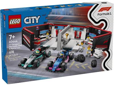 LEGO F1 Garage & Mercedes AMG & Alpine Cars